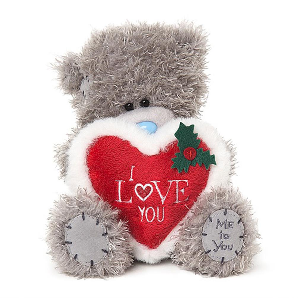 7" I Love You Padded Heart Me To You Bear Extra Image 1